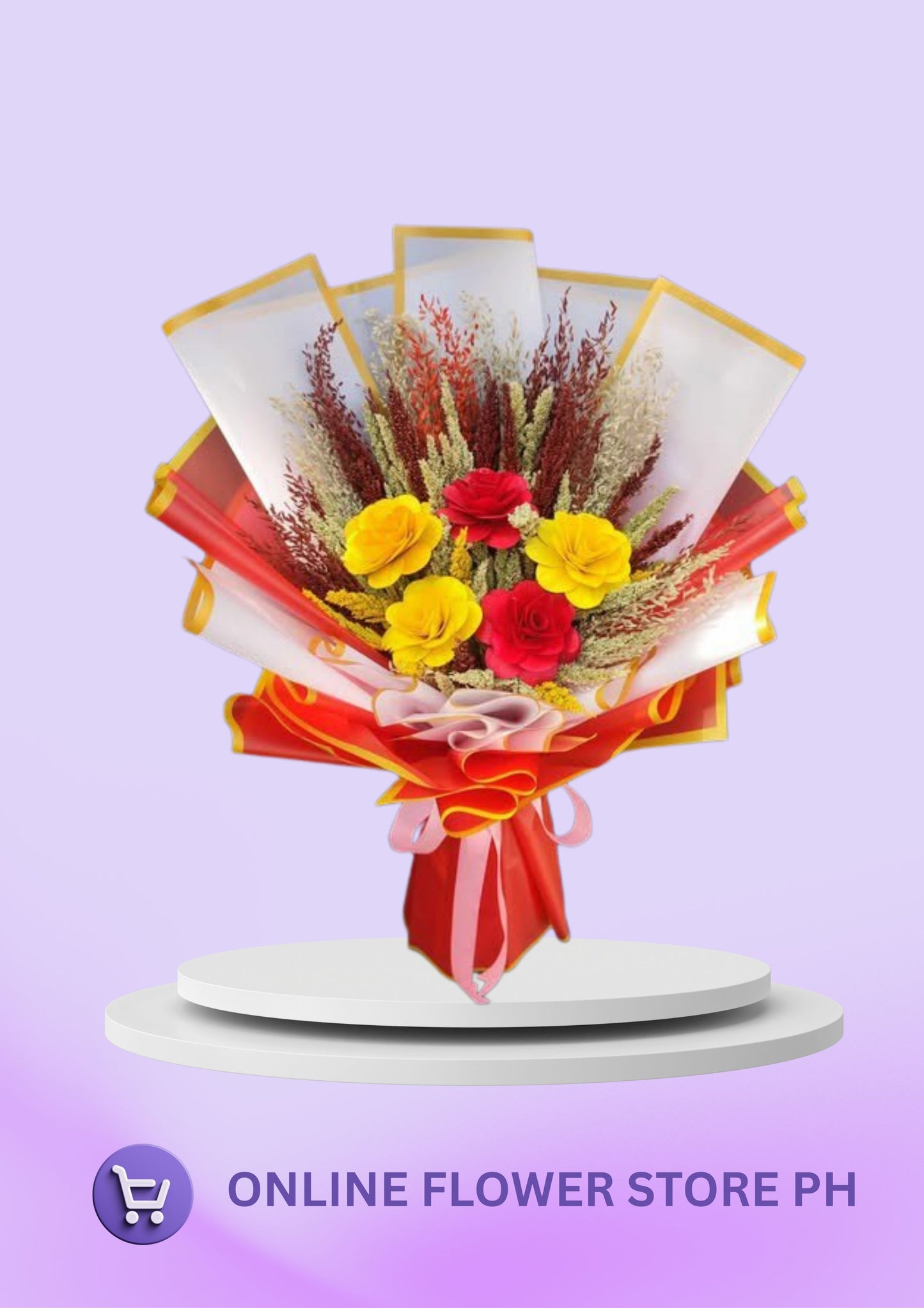 CB- yellow & red flora (dried)