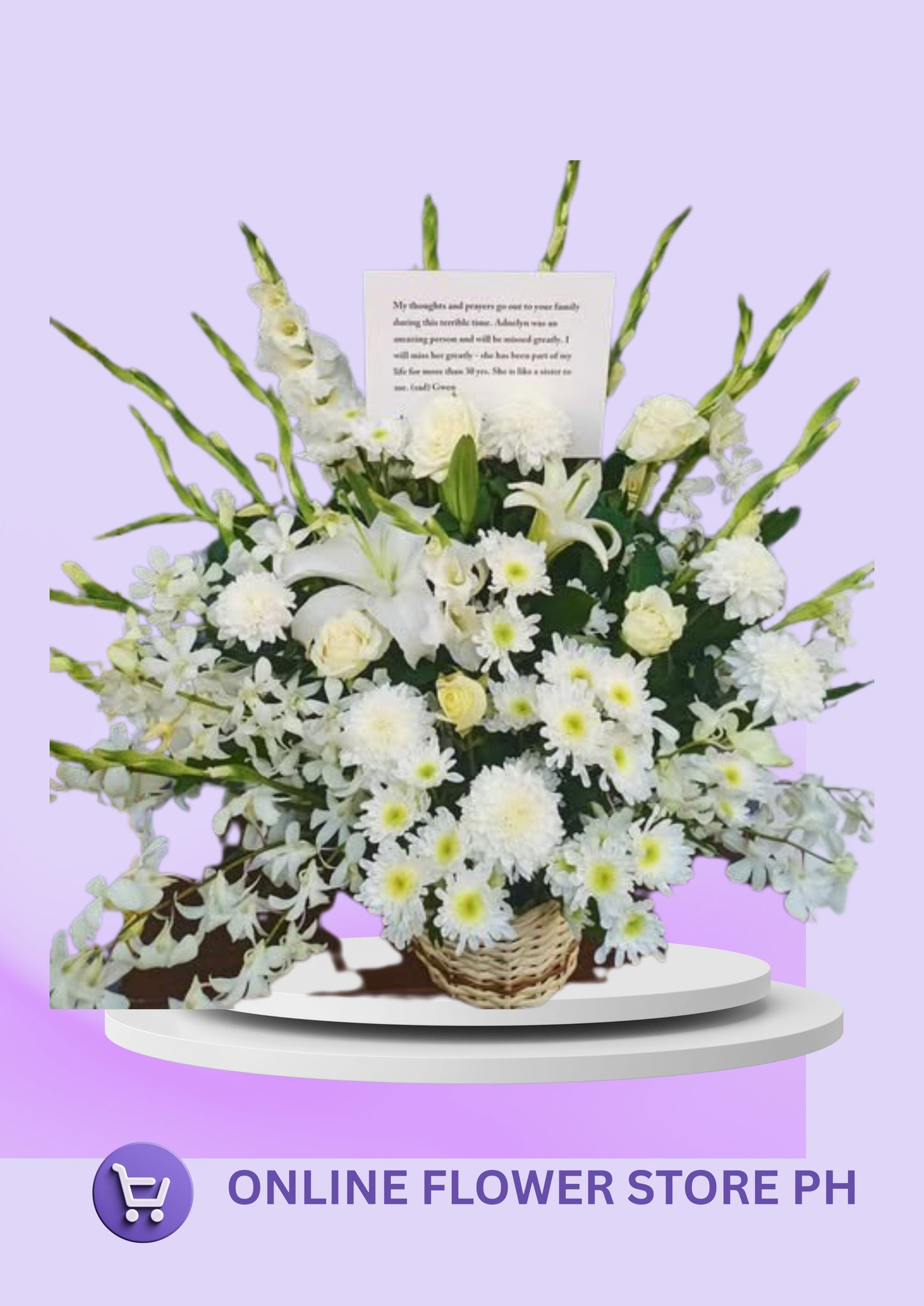 CB- FB condolence wreath