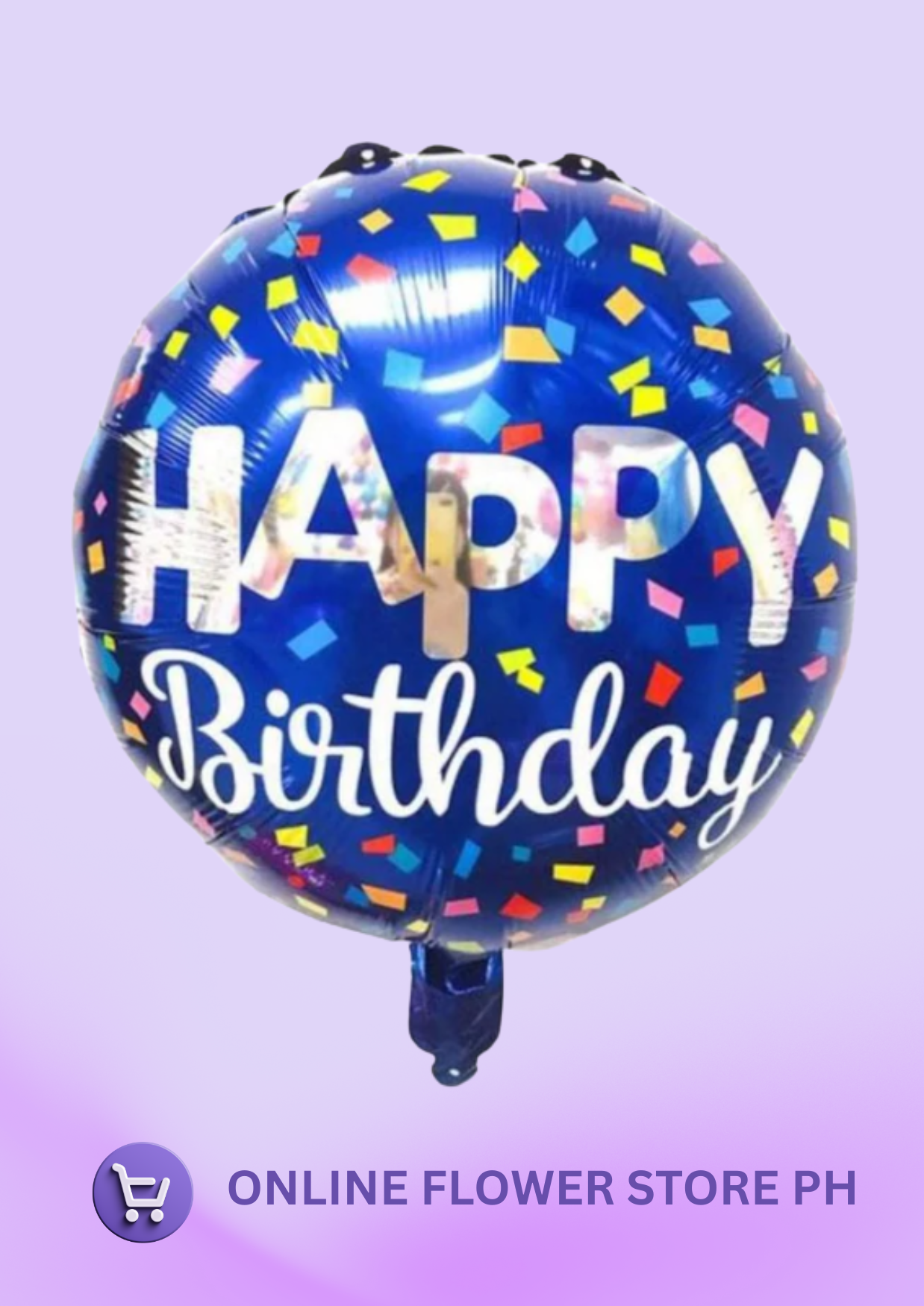 Balloon - Blue Happy Birthday