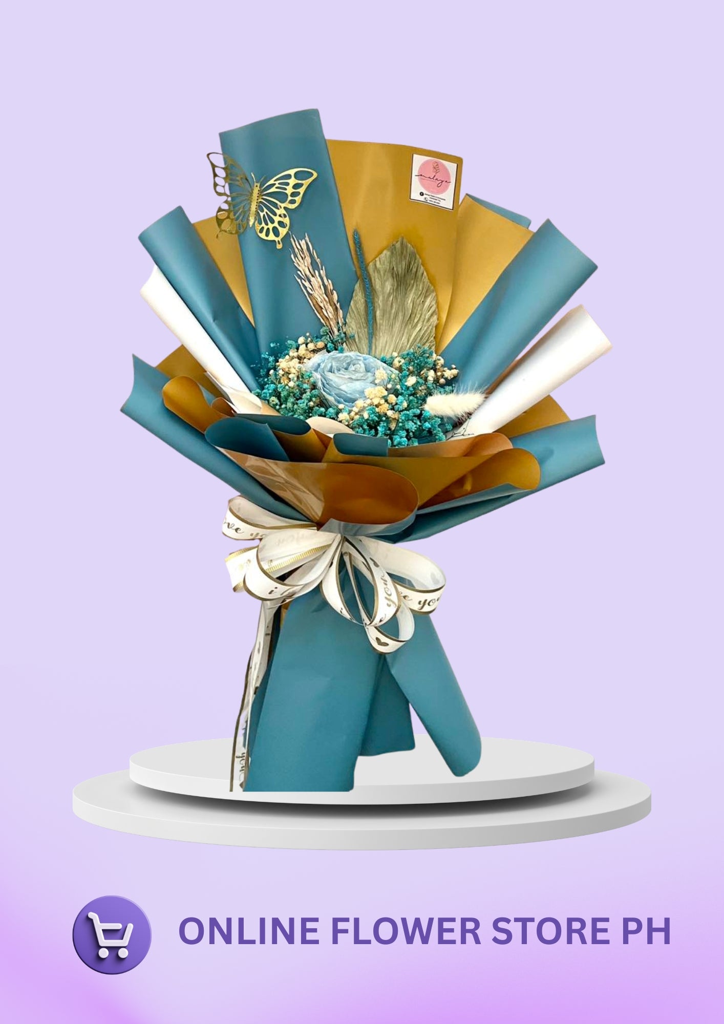 1PC Fossilized Rose Bouquet