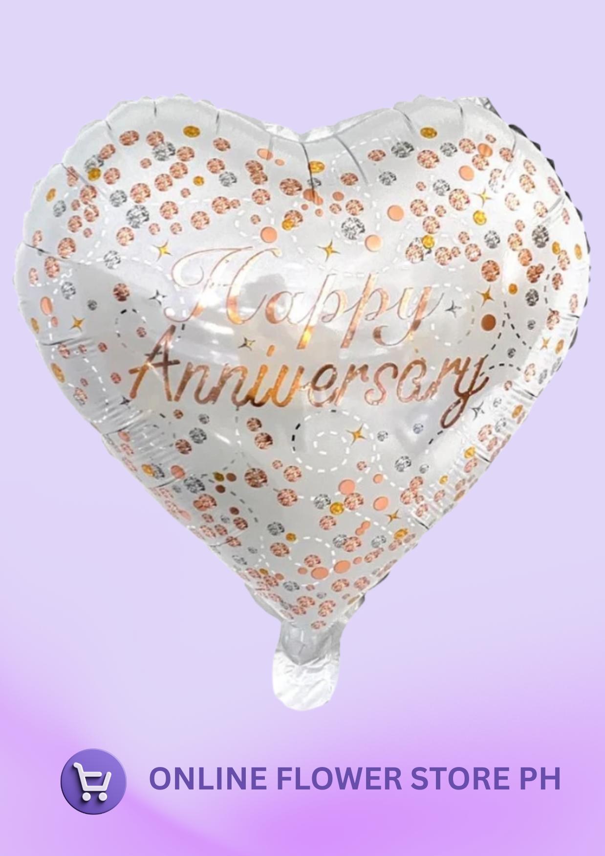 Balloon- Happy anniversary foil balloon