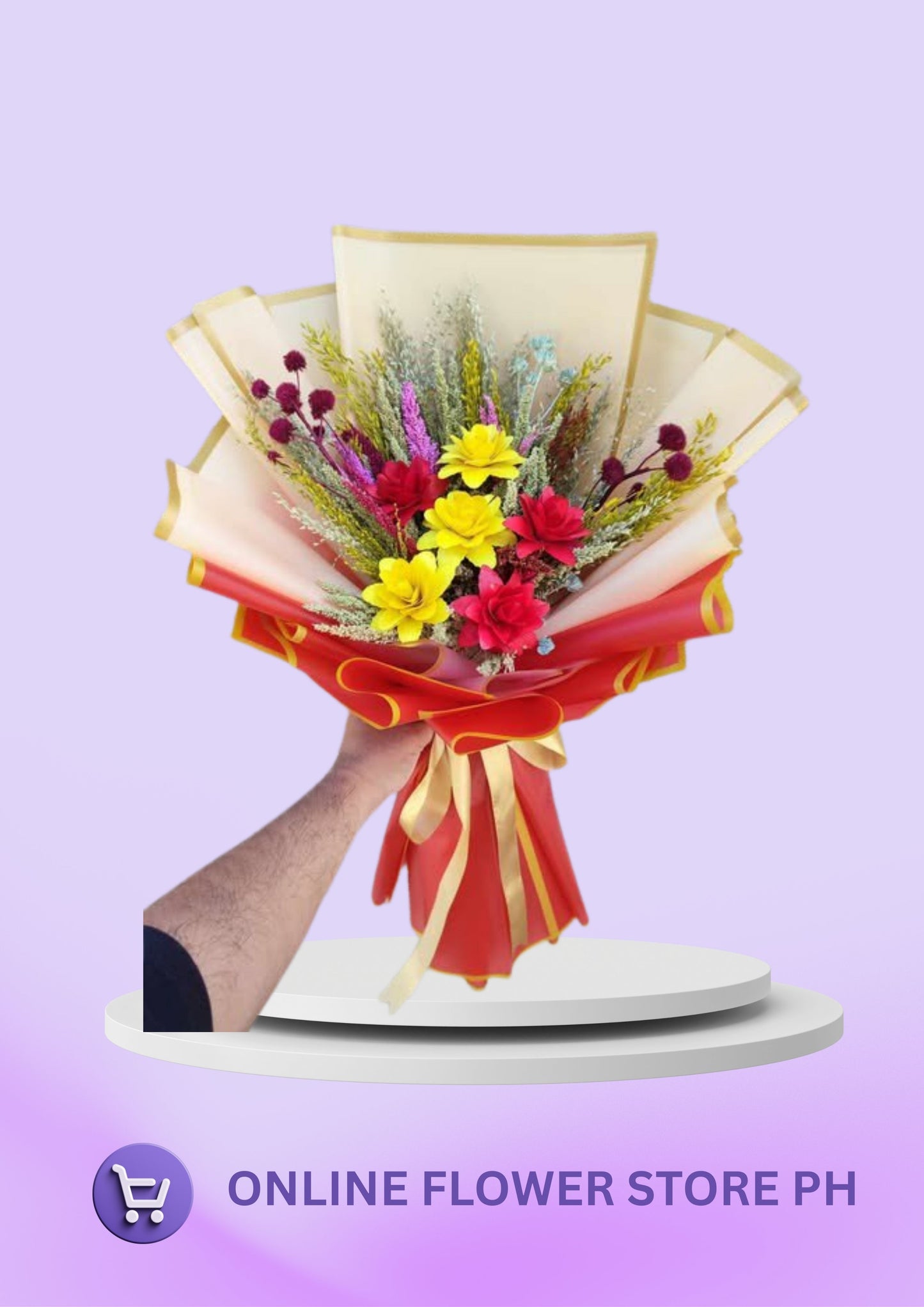 CB- yellow and red flora (dried)