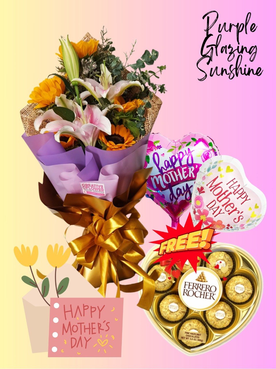 M- Purple Glazing Sunshine