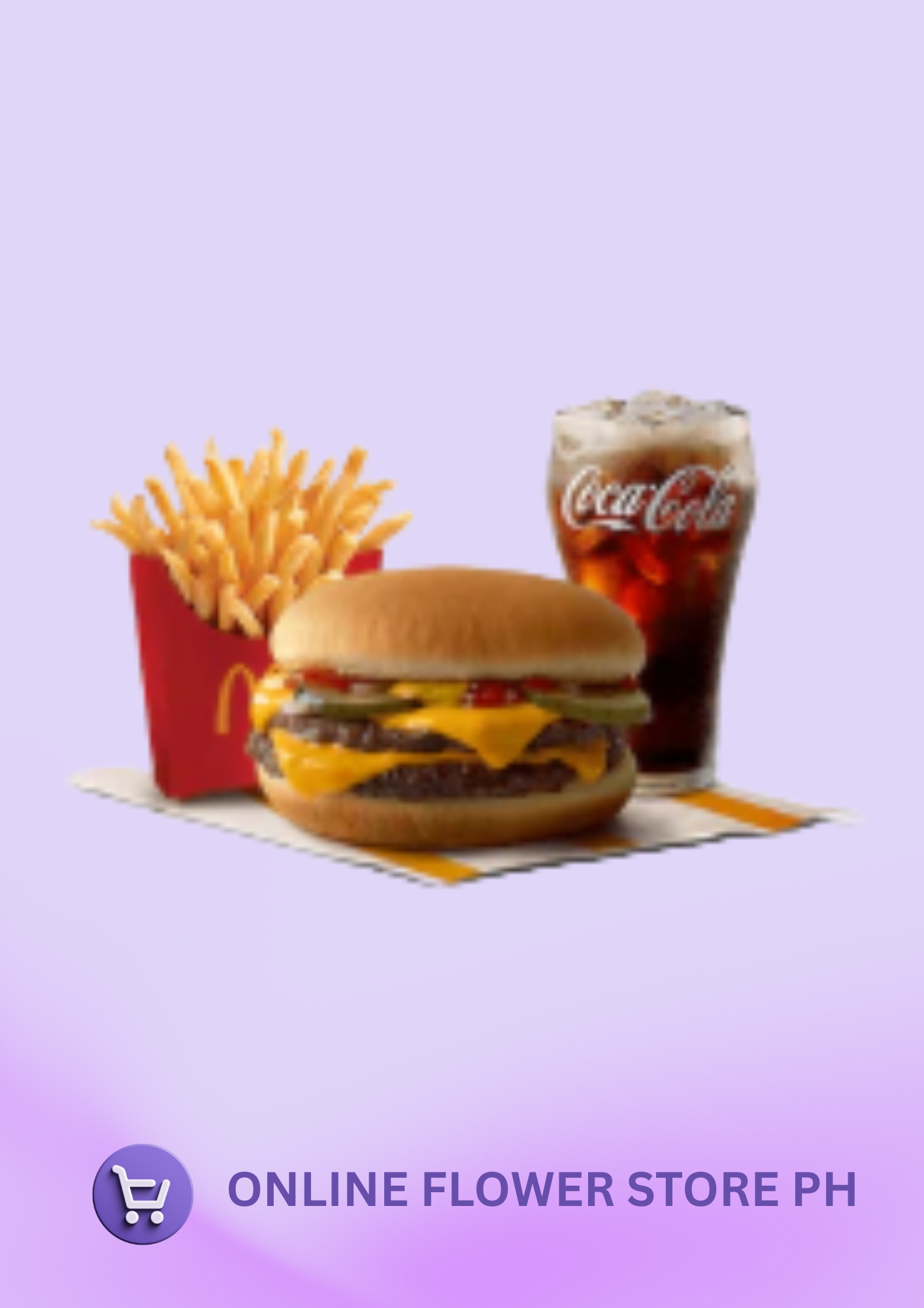 Double Cheeseburger w/ Fries Medium Meal