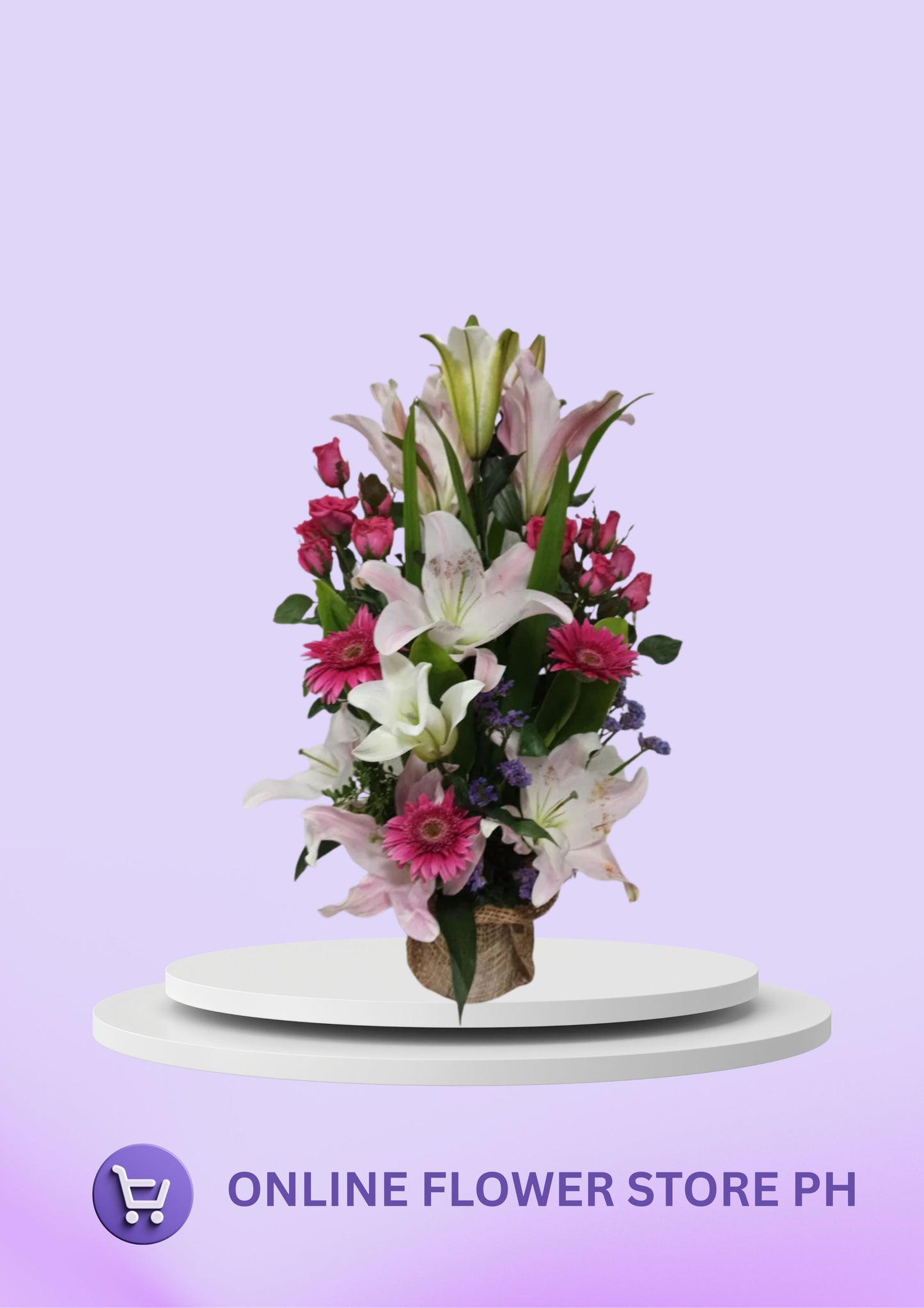 PINK Basket of Bloomness
