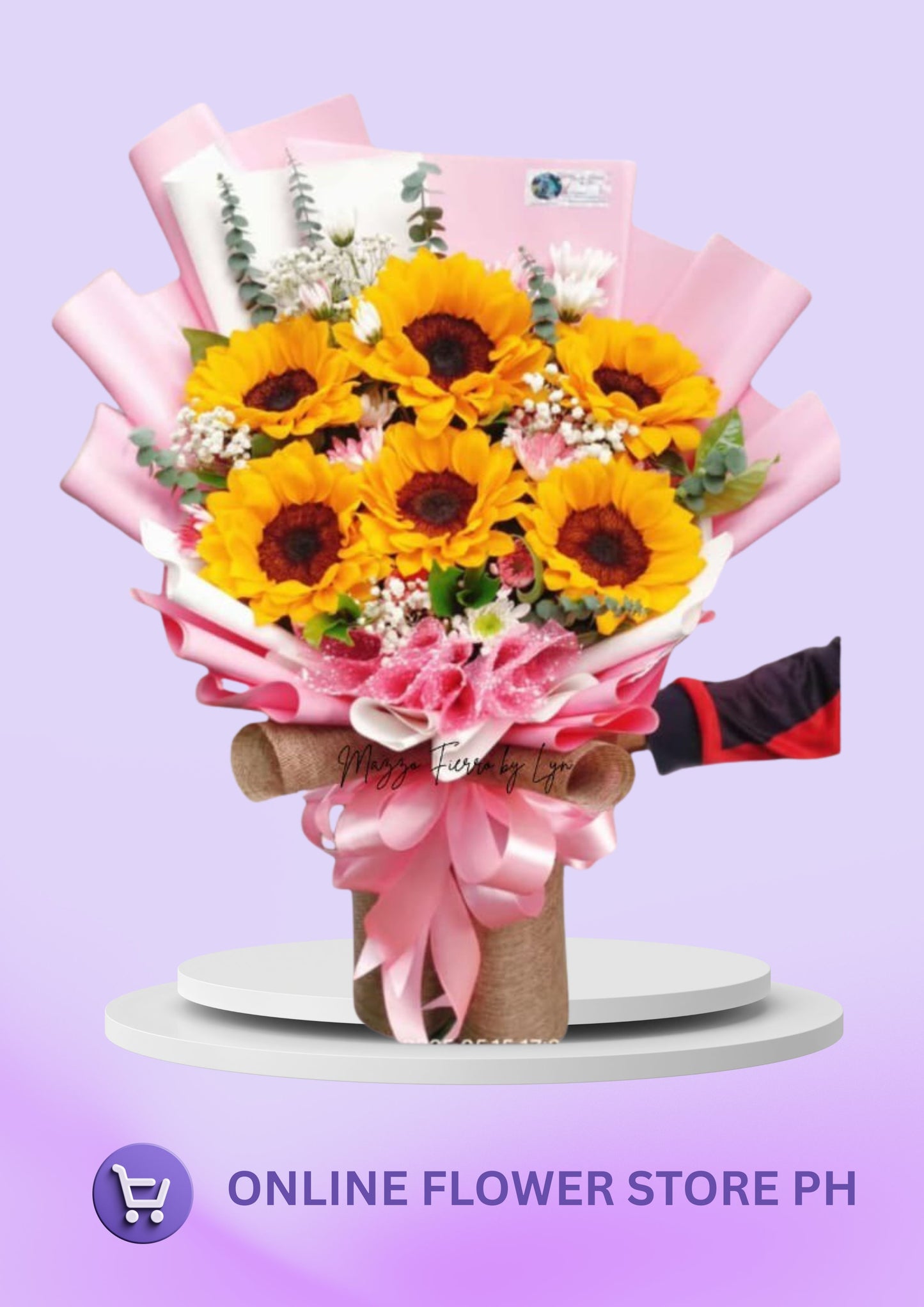 M- 6 Stems Elegant Sunflower