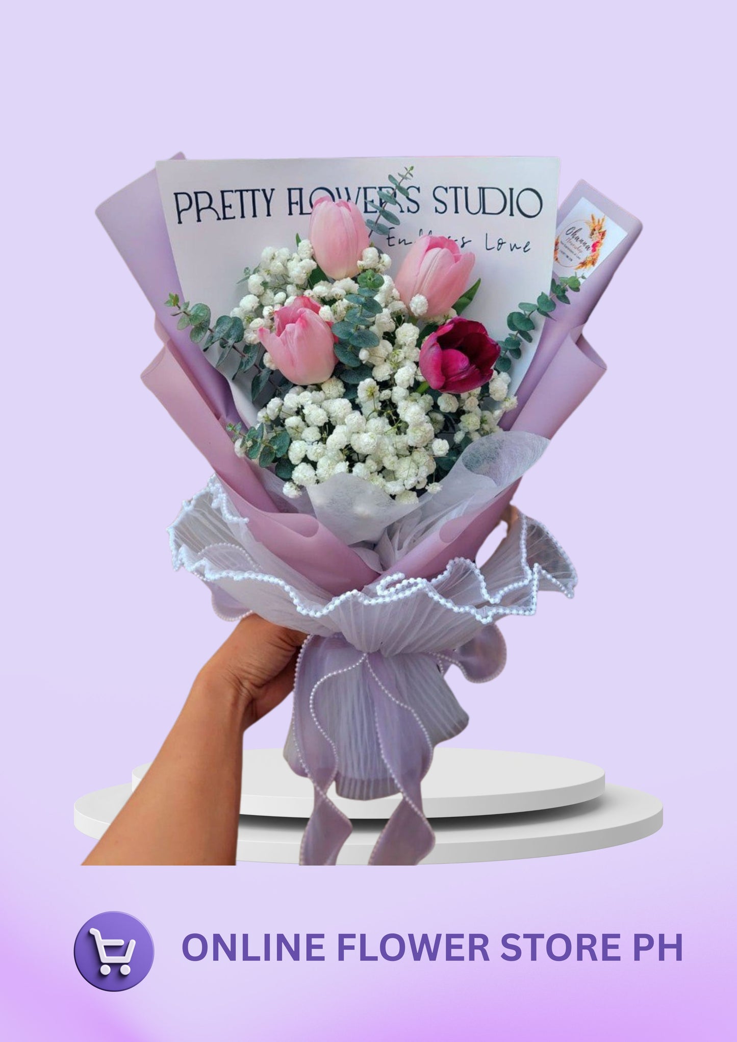 BU- Spring Elegance Tulip Bouquet