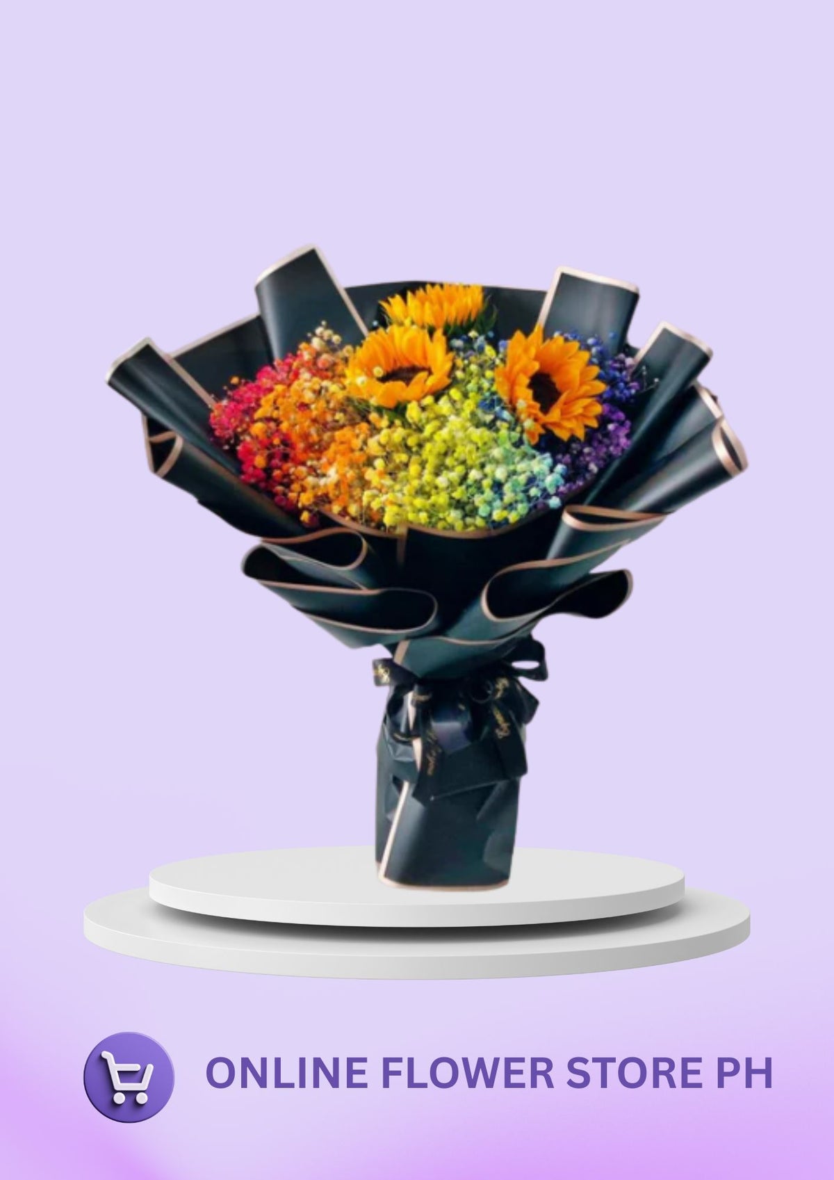 Sunflower and Dried Rainbow