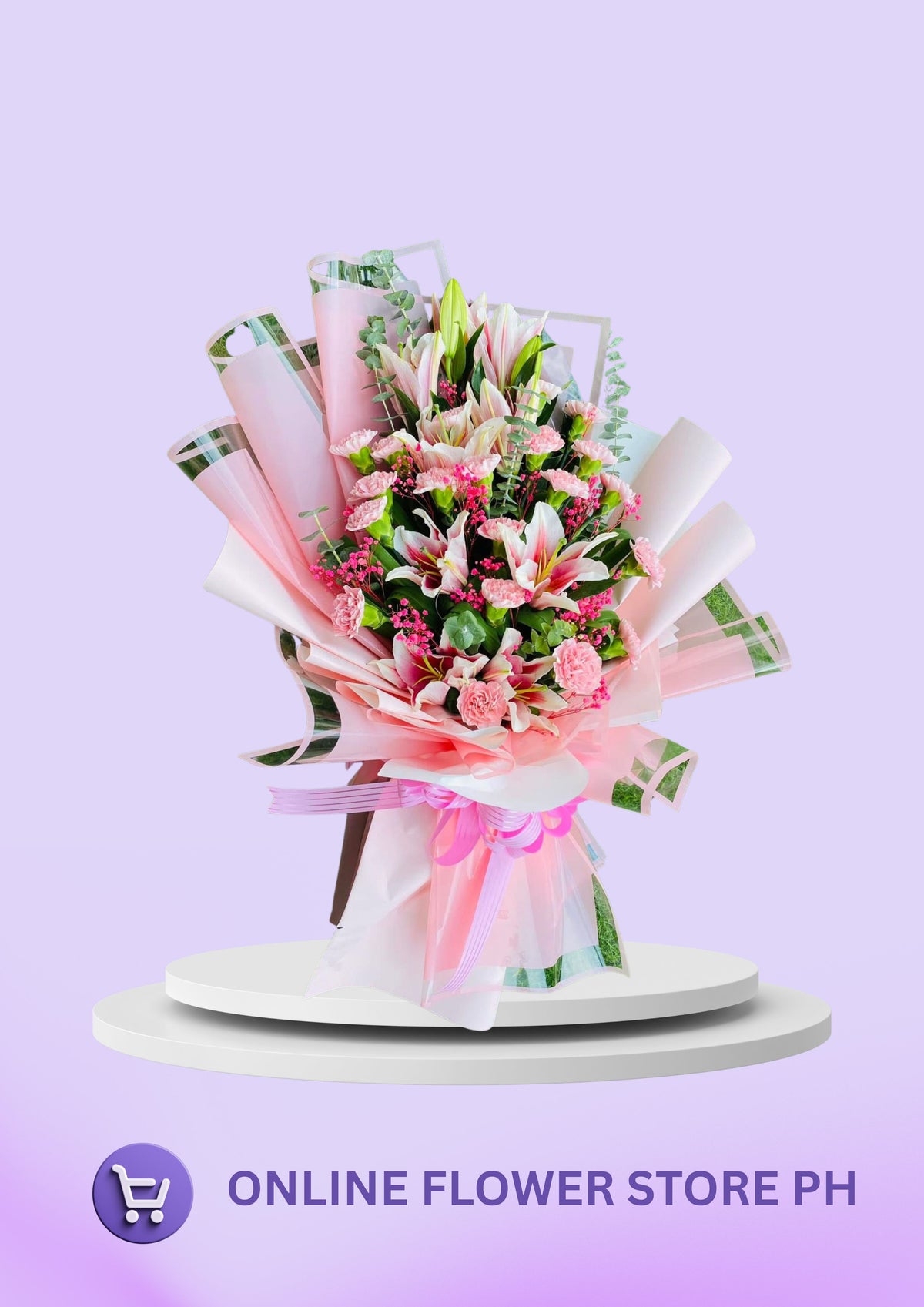 20 stems Carnation with Lilies