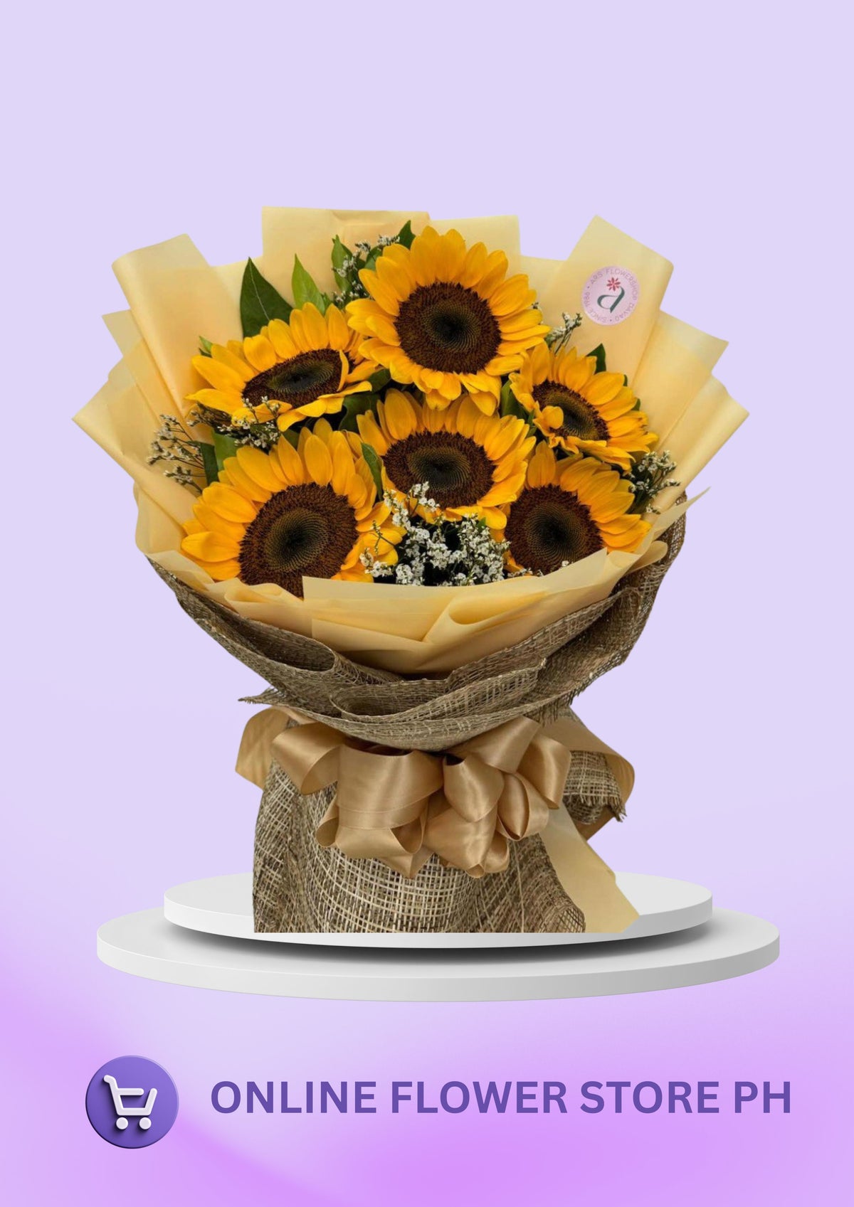 D- 6 Stems Sunflower