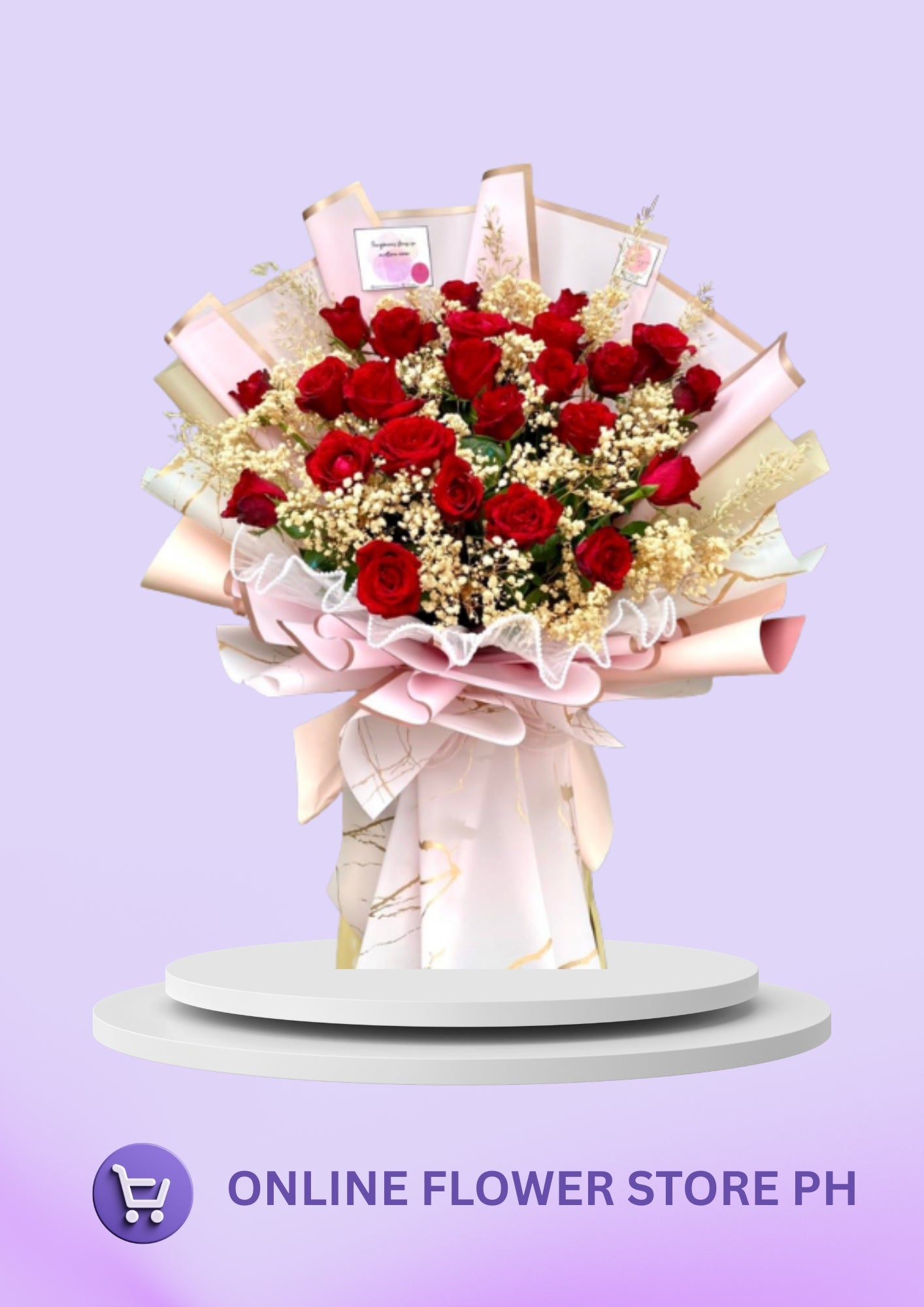 24-Piece Local Rose Bouquet