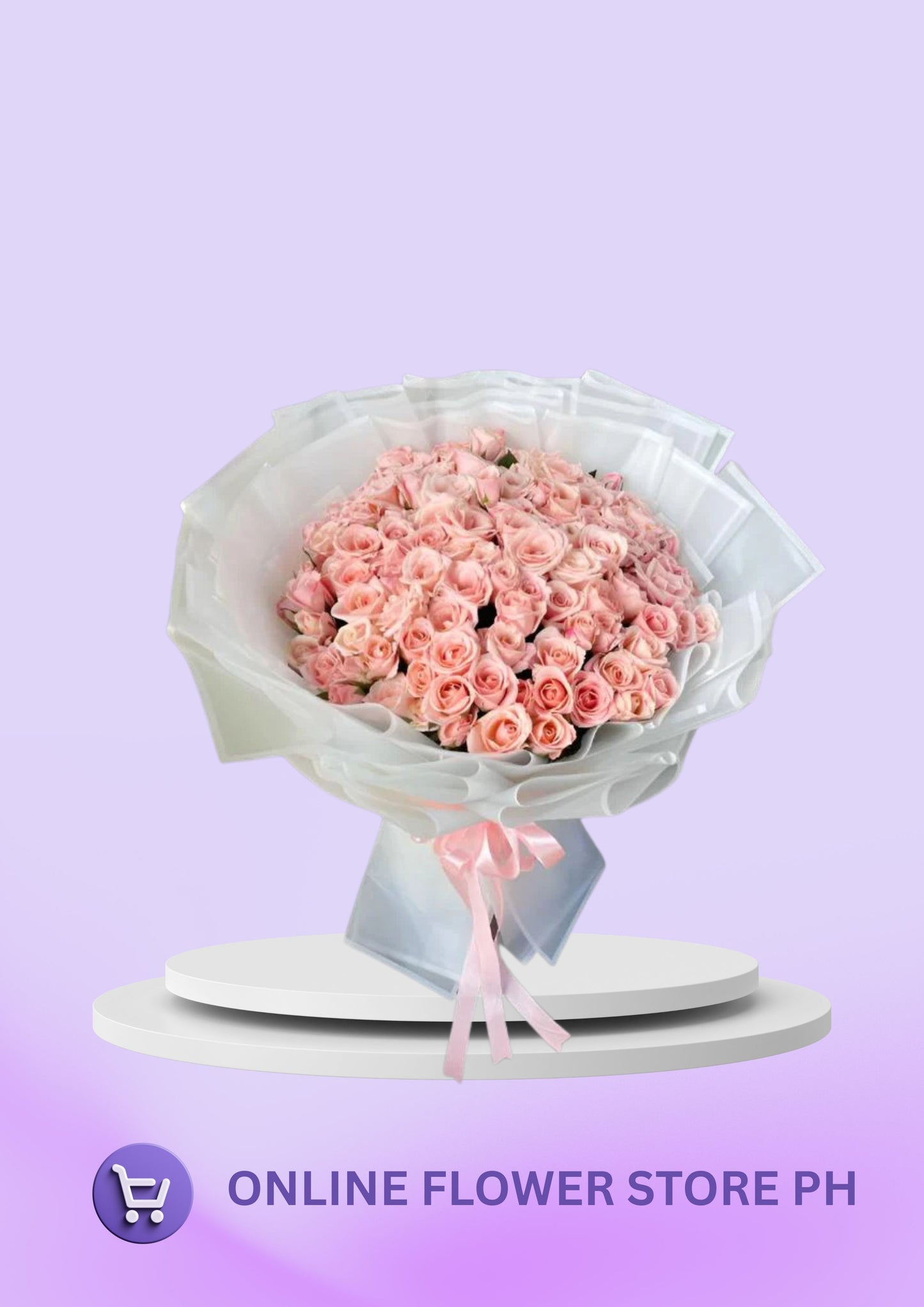 6 dozen light pink rose