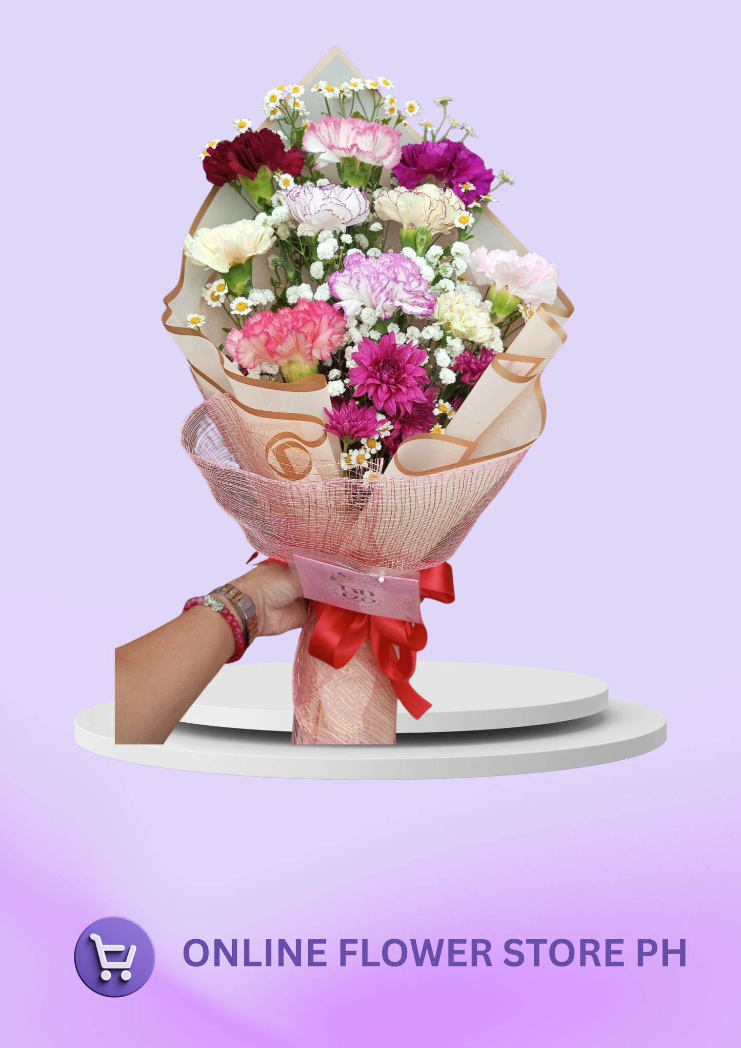 BI- “Sweet Grace Carnation Bouquet”