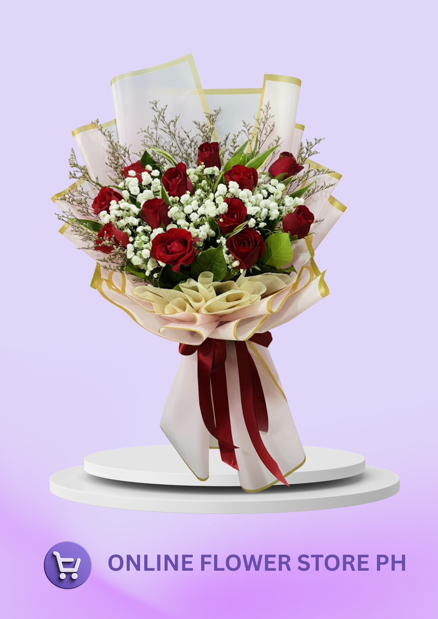 Elegant Red Rose Bouquet