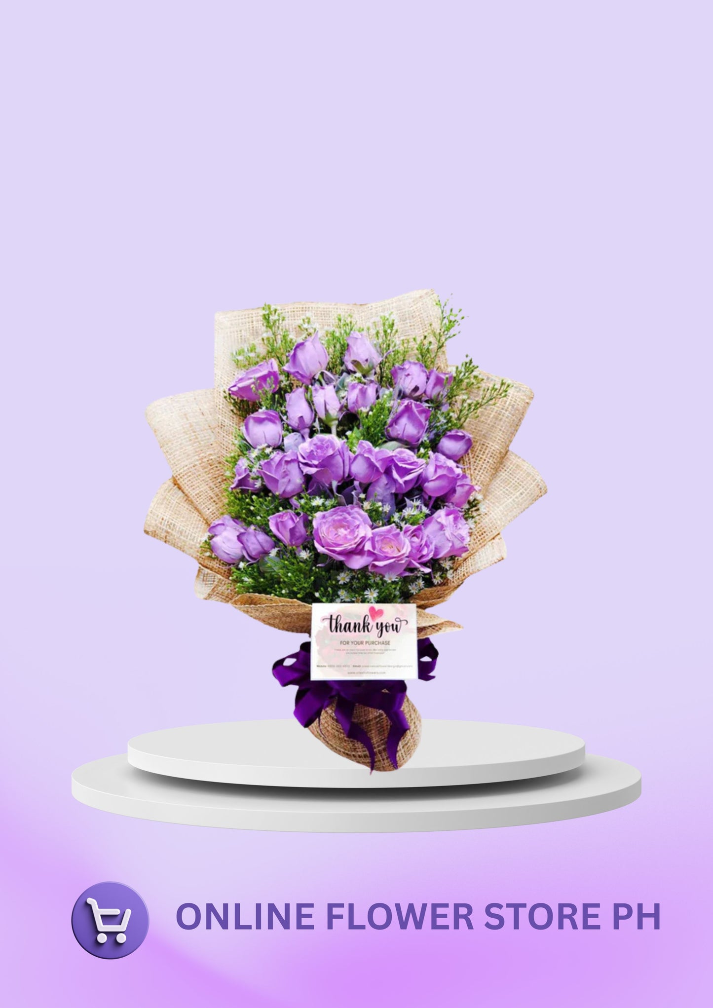 2 dozen - Fierce Lady in Purple