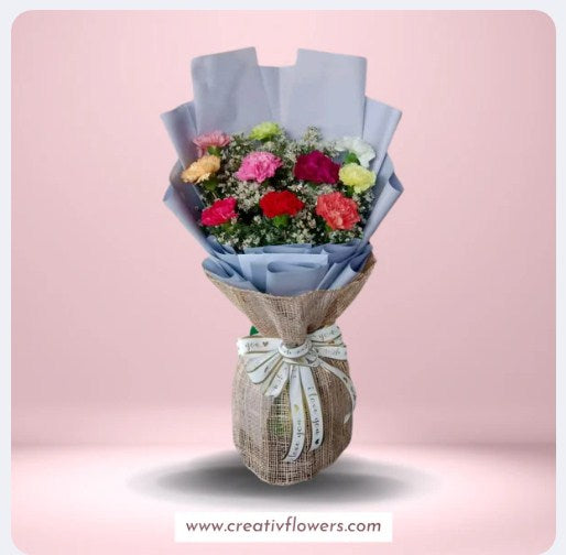 Carnation – Life Colorful Bouquet