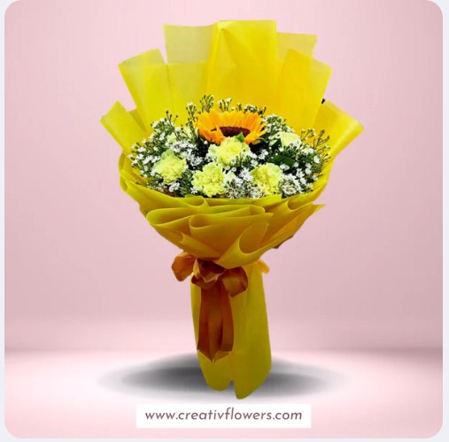 Carnation – Warmy Sunshine Bouquet