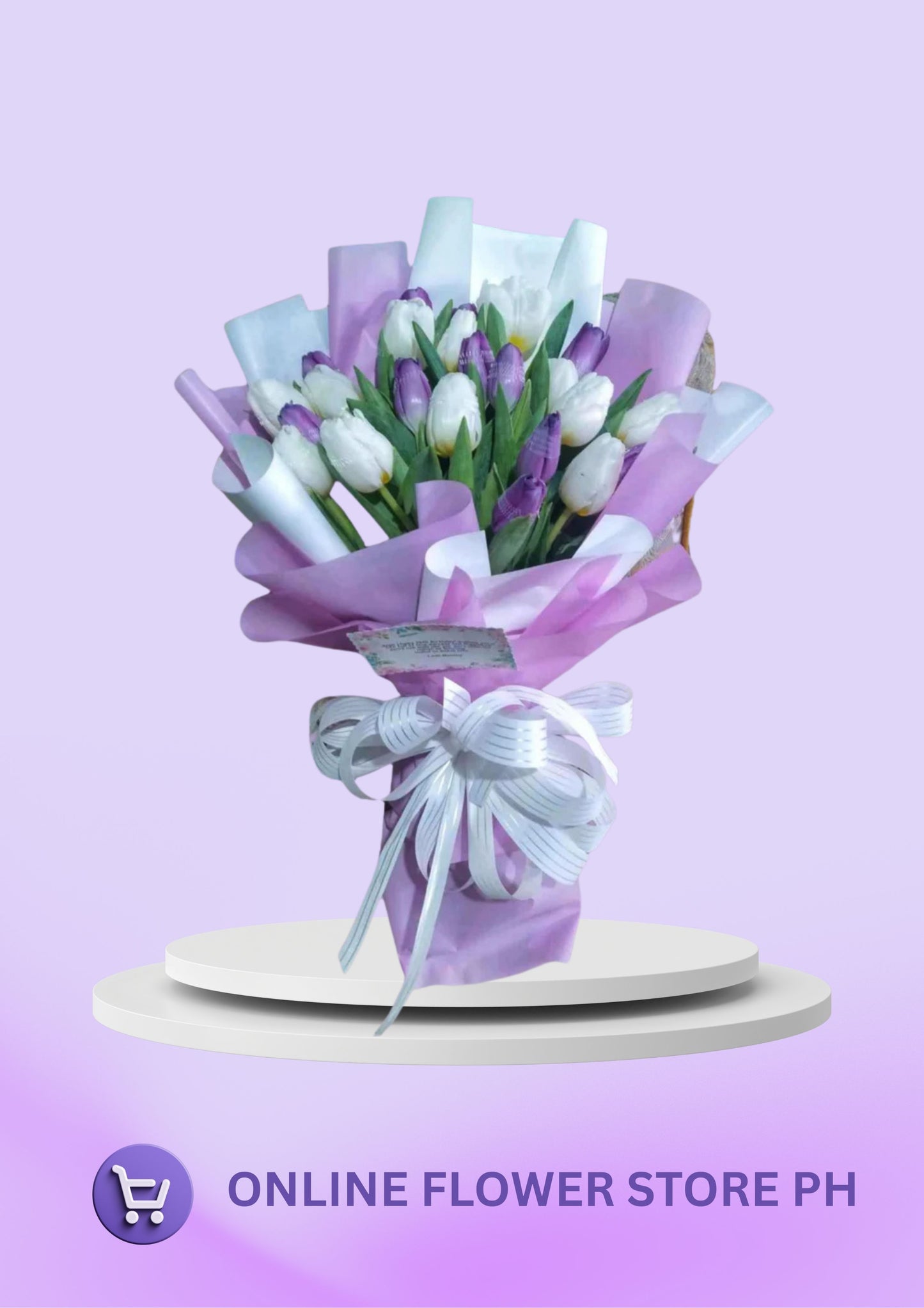 18 tulips - Purple Enchanteur