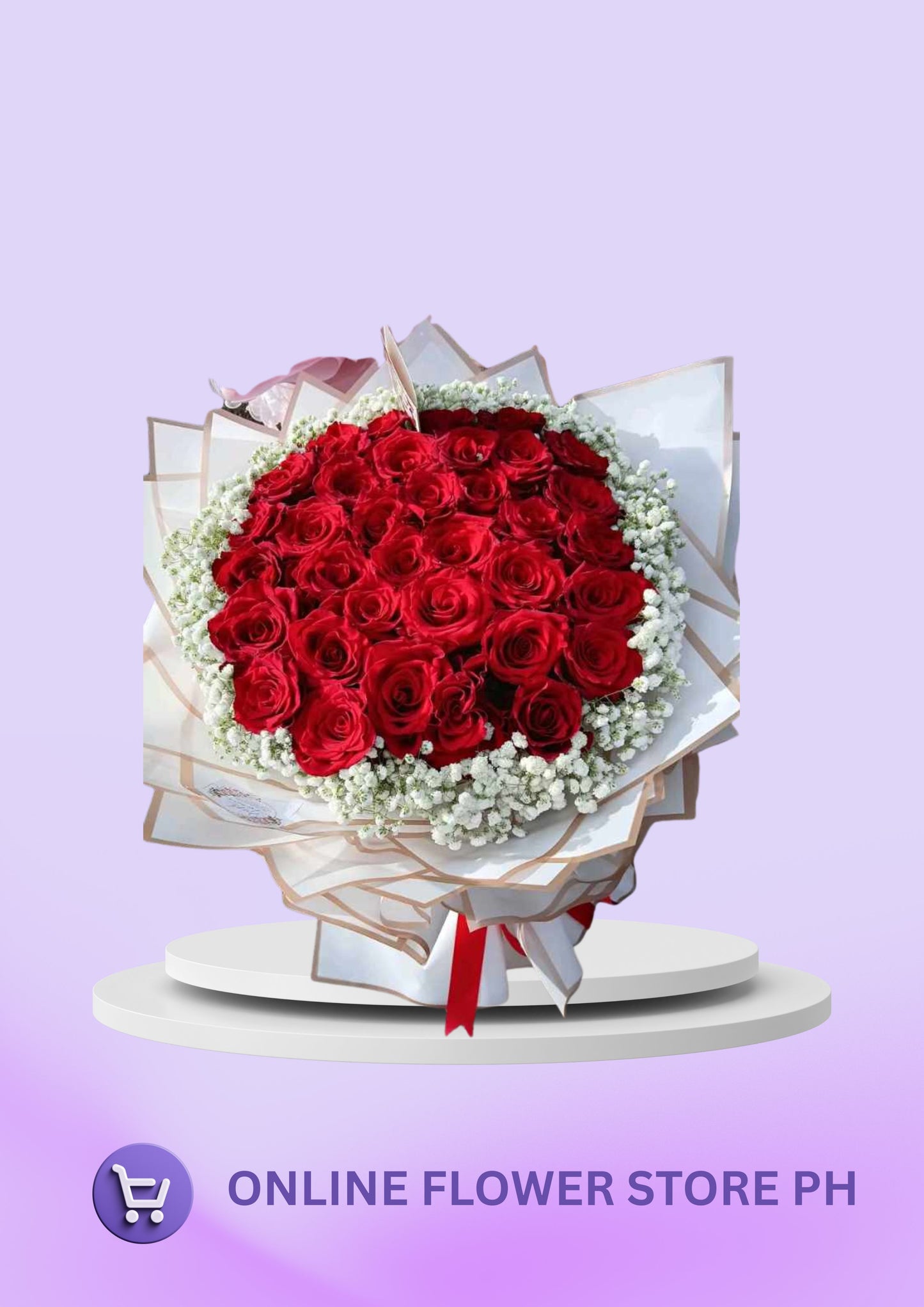 4 Dozen Red Rose Bouquet