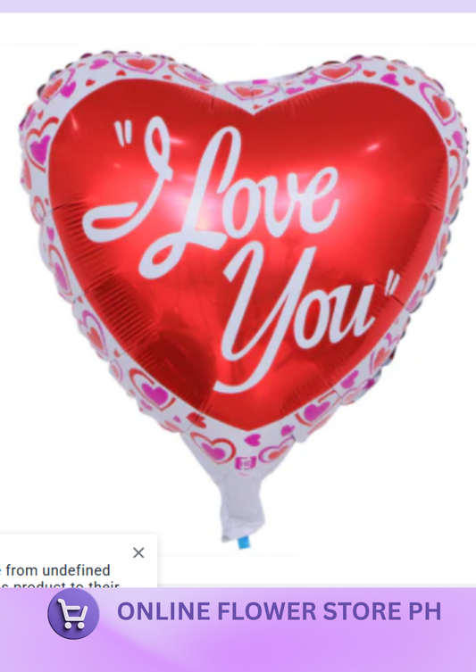 I love you foil balloon Regular price
