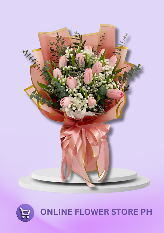 12 Tulips - Blush of Love