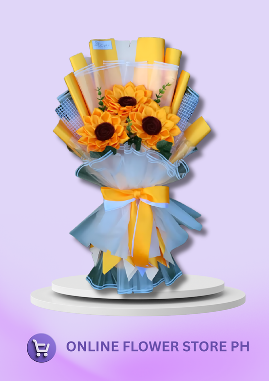 (Pre-Order) Radiant Trio Sunflowers