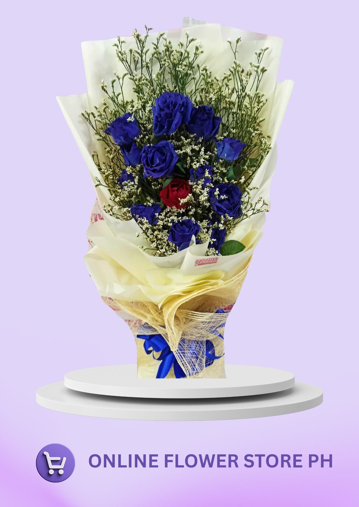 1 Dozen- Blue Belle