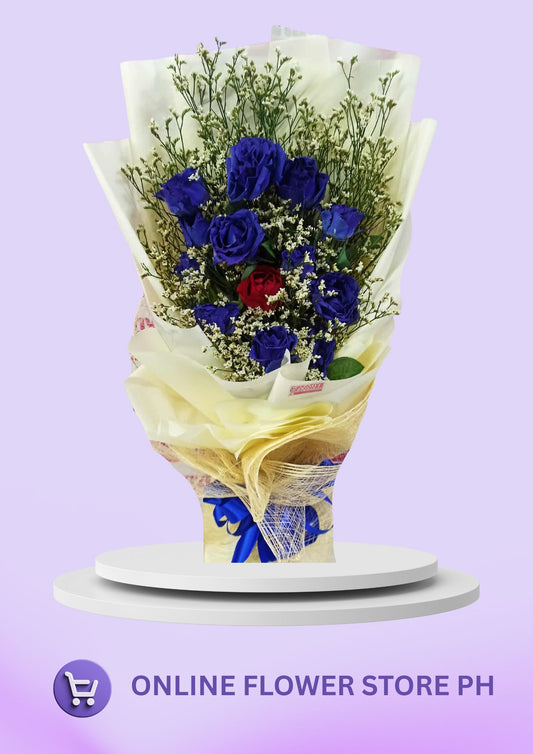 1 Dozen- Blue Belle