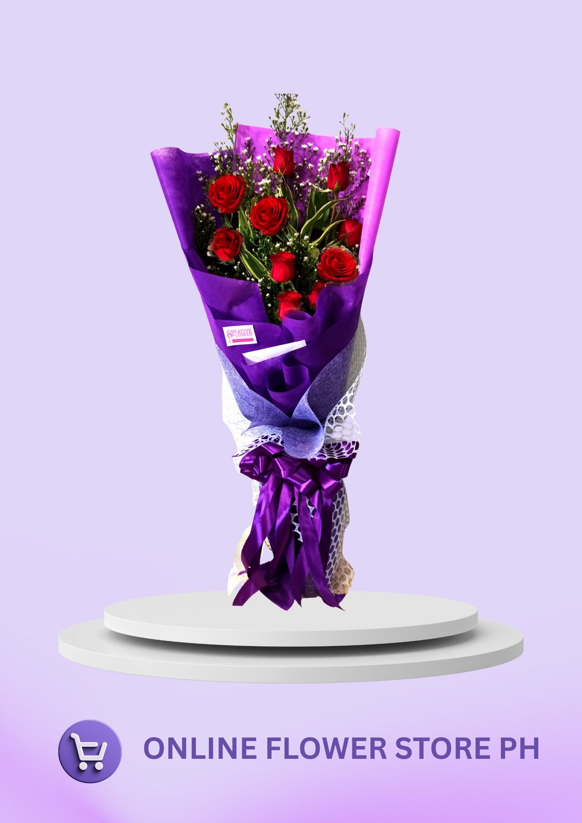 1 dozen- Purple and Benevolent