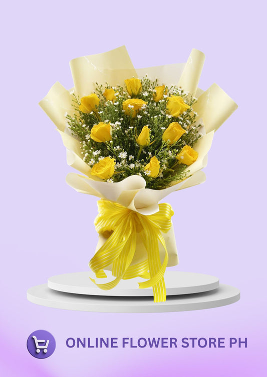 1 dozen- Yellow Spray Vibes