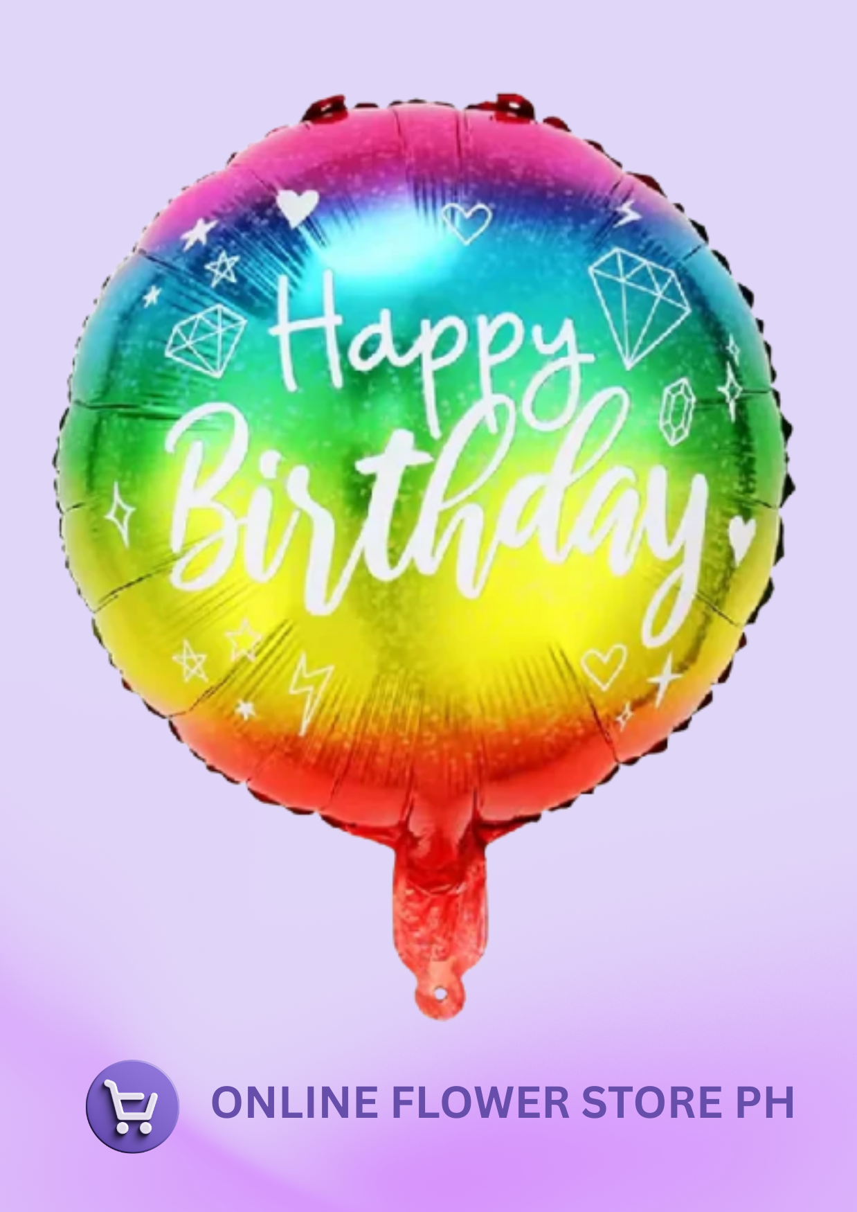 Happy Birthday Chrome colorful