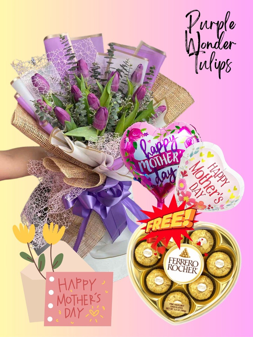 M- Purple Wonder Tulips