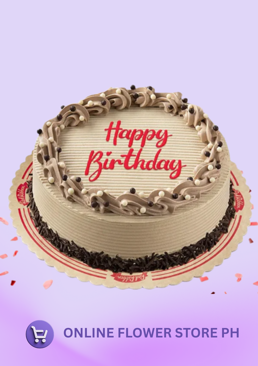 Mocha Dedication Cake - Jr size