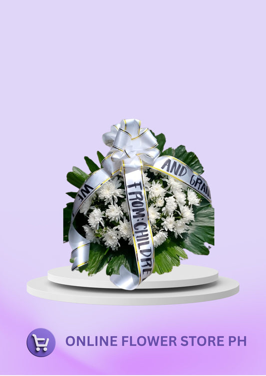 PEACEFUL FAREWELL ( Fresh ) - Funeral Basket
