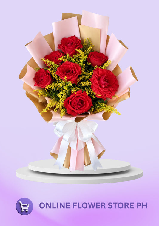 SCARLET MAJESTY ( Fresh ) - 6 Stems