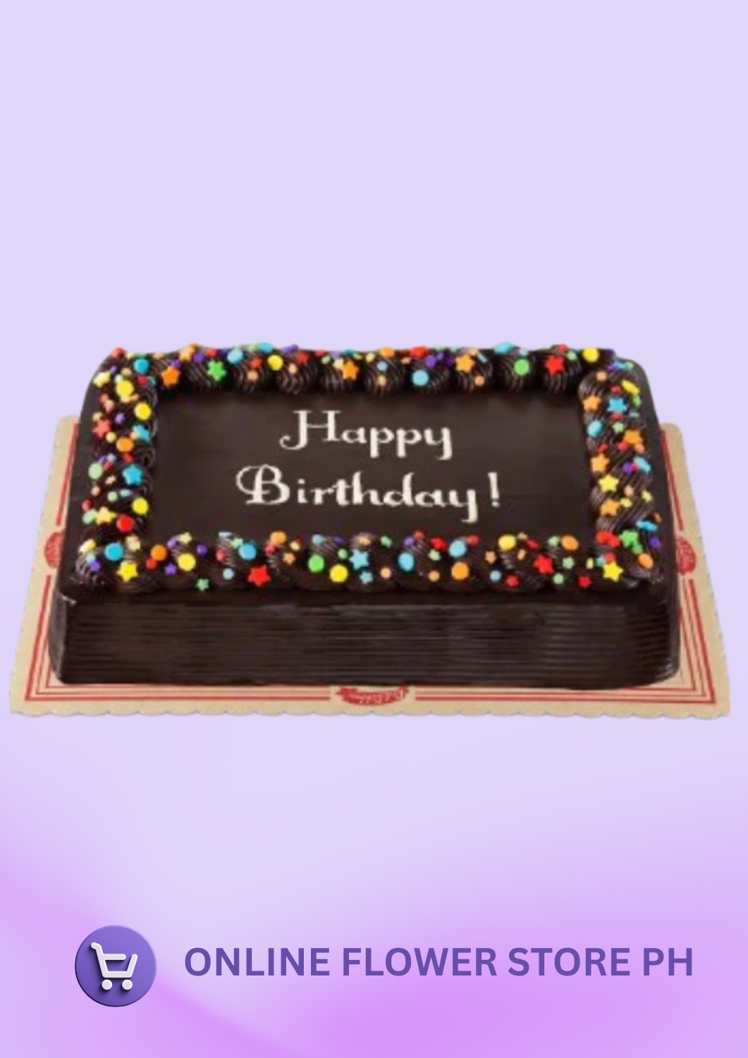 Chocolate Dedication Cake - Regular Size