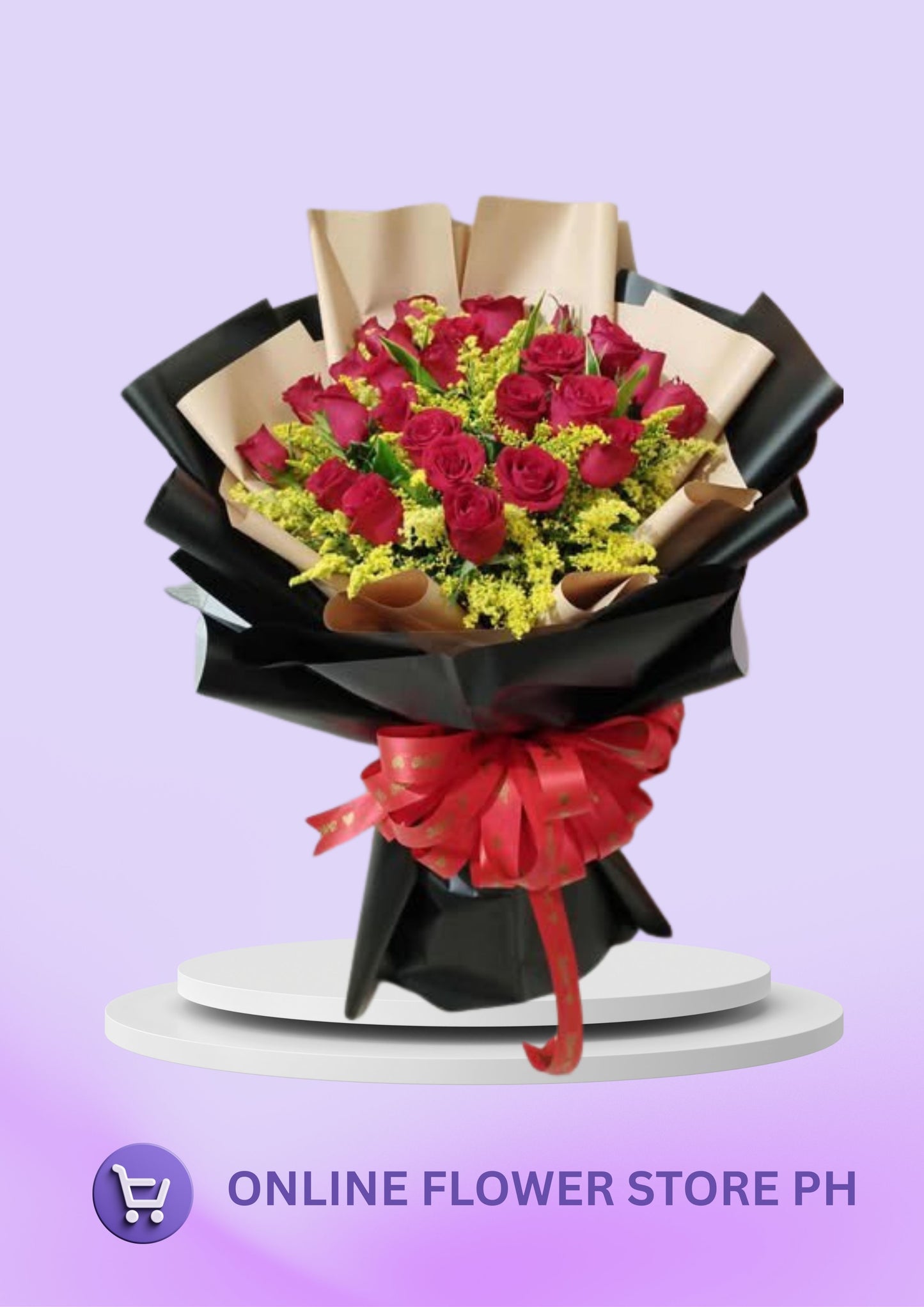 CB- 24 stems red,white and pink roses