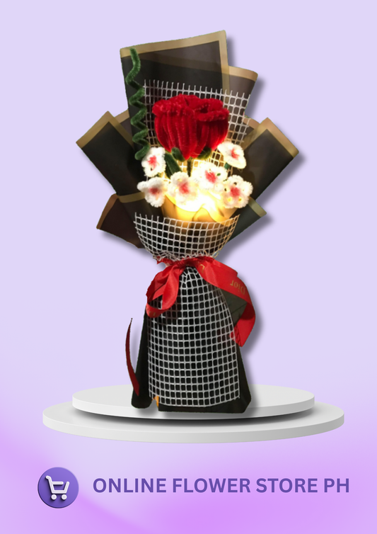 (Pre-Order) Scarlet Fuzz Bouquet