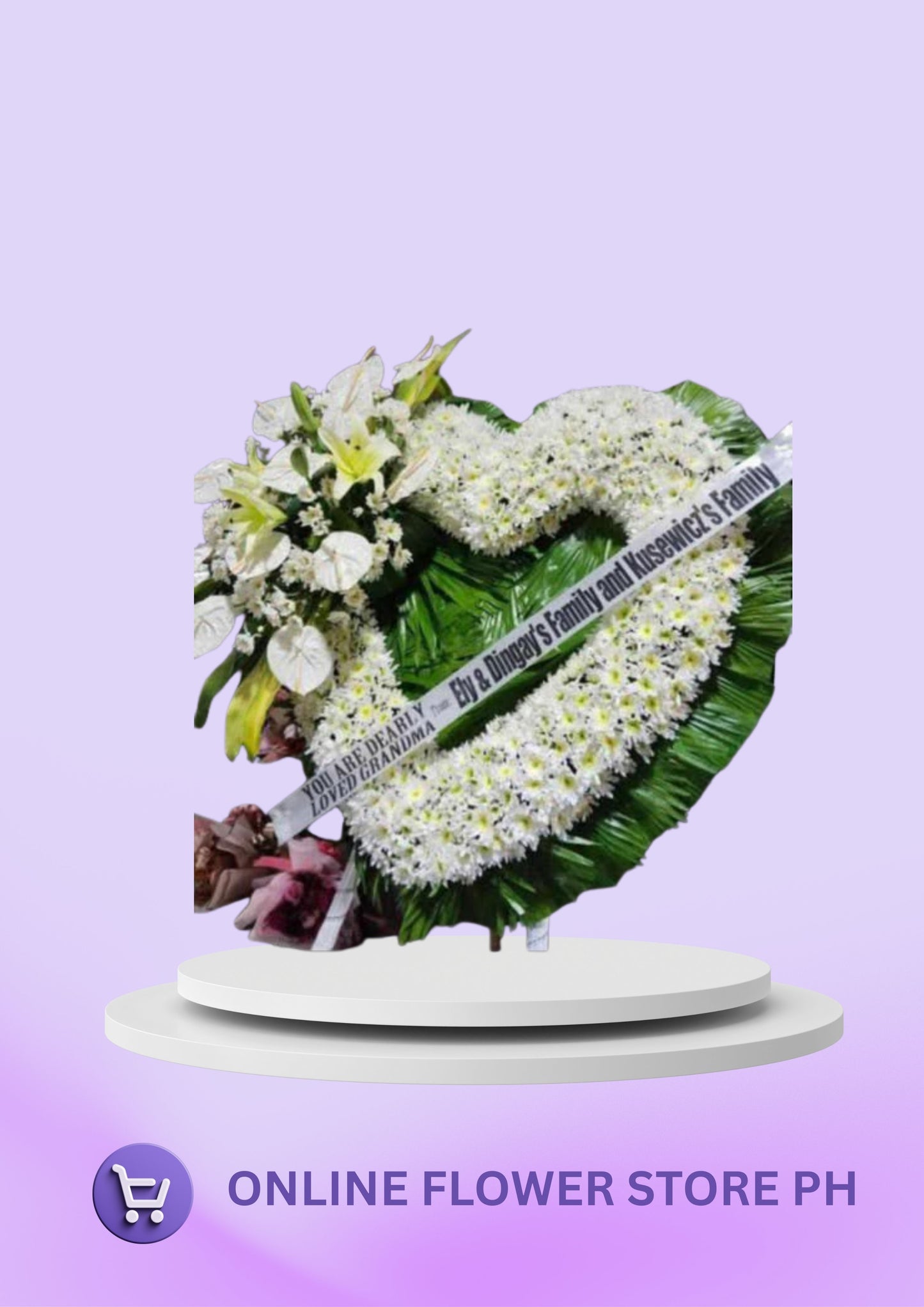 CB- ST heart standee