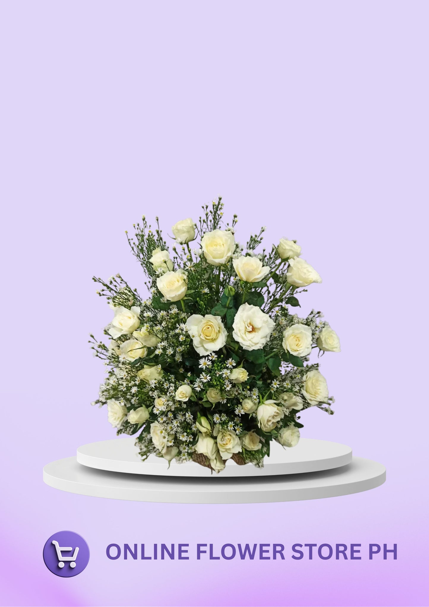 Mini Basket of Roses