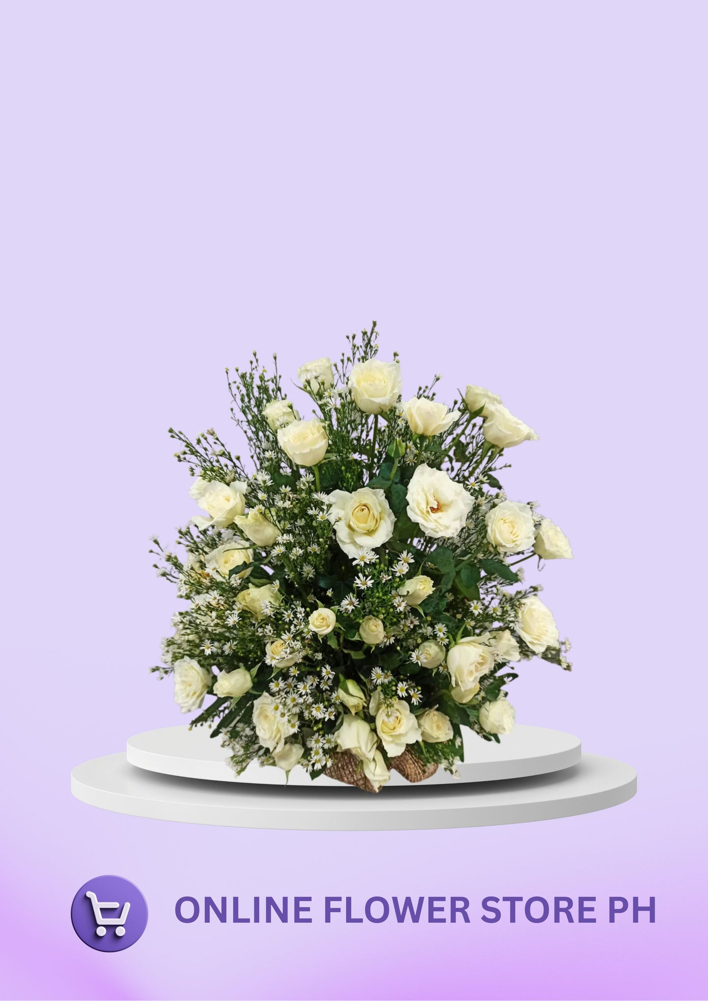 Mini Basket of Roses