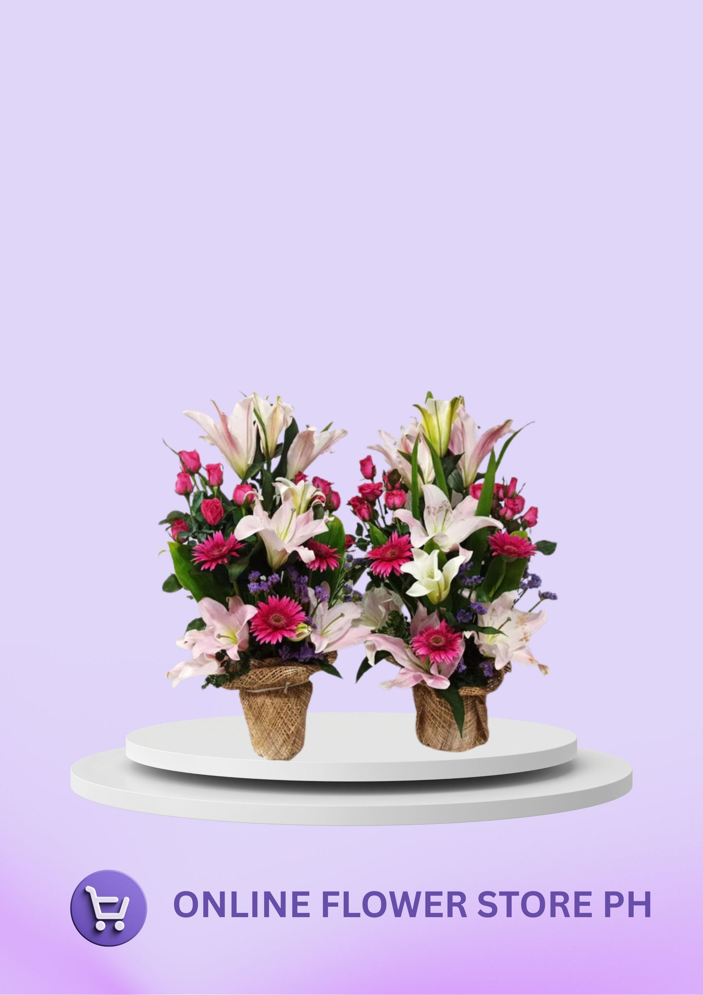 PINK Basket of Bloomness