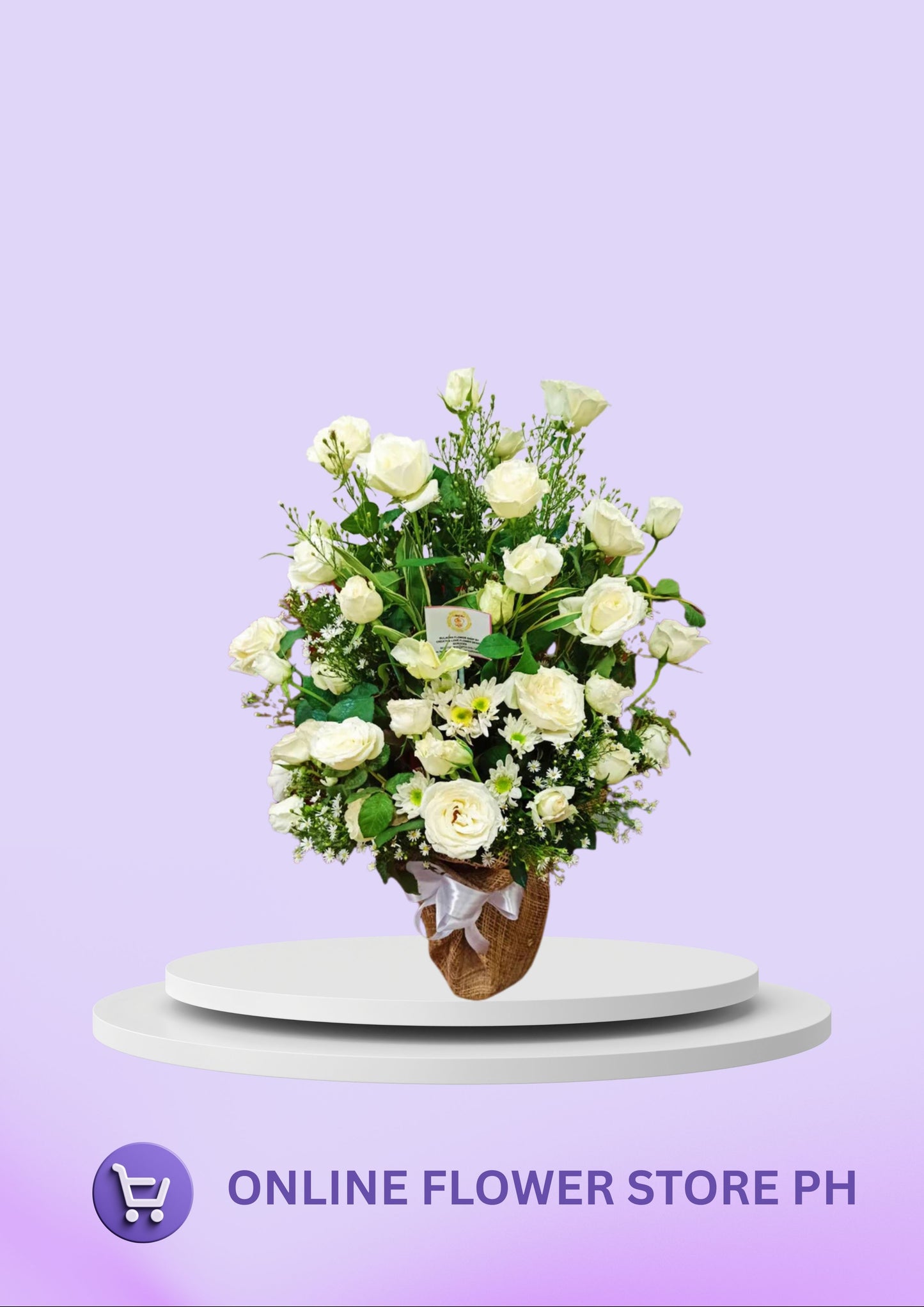 Mini Basket of Roses