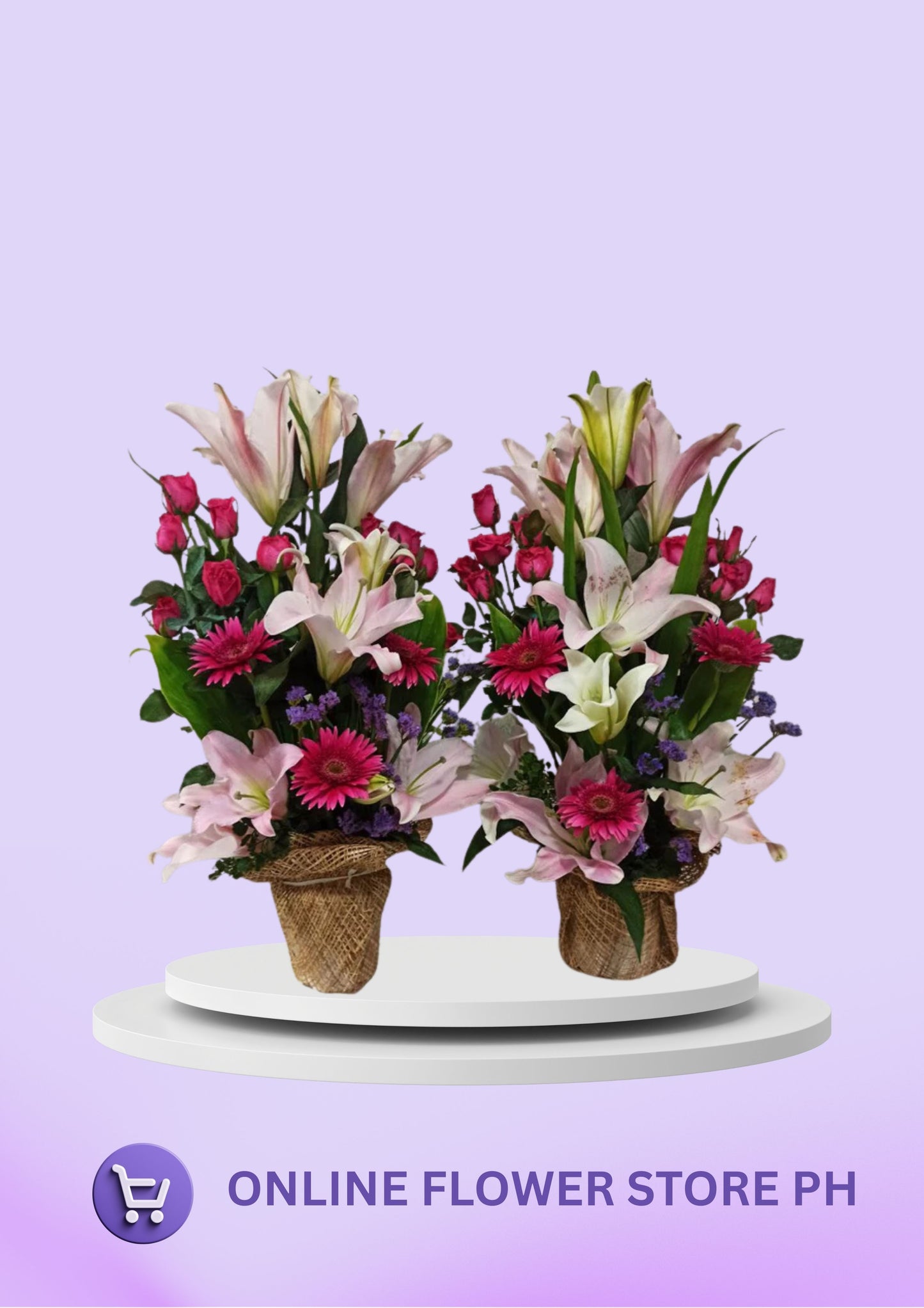 PINK Basket of Bloomness
