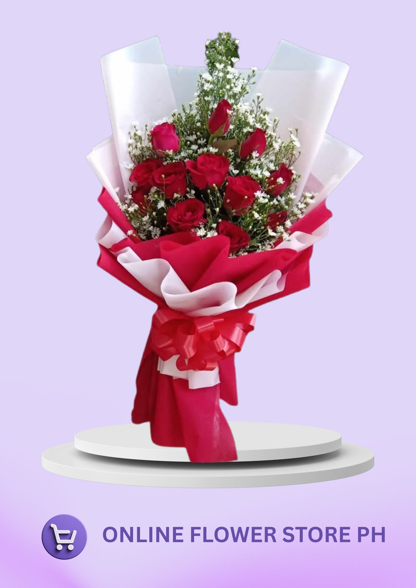 BI- “Classic Romance: One Dozen Red Roses”