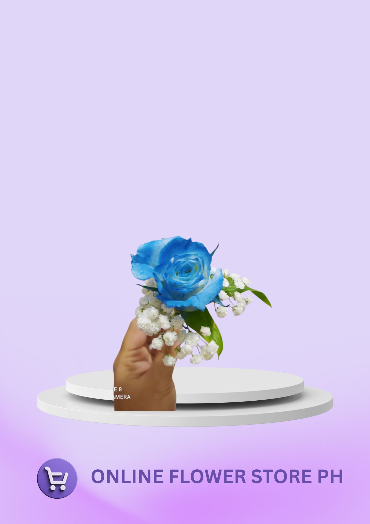 Blue spray rose Boutonniere