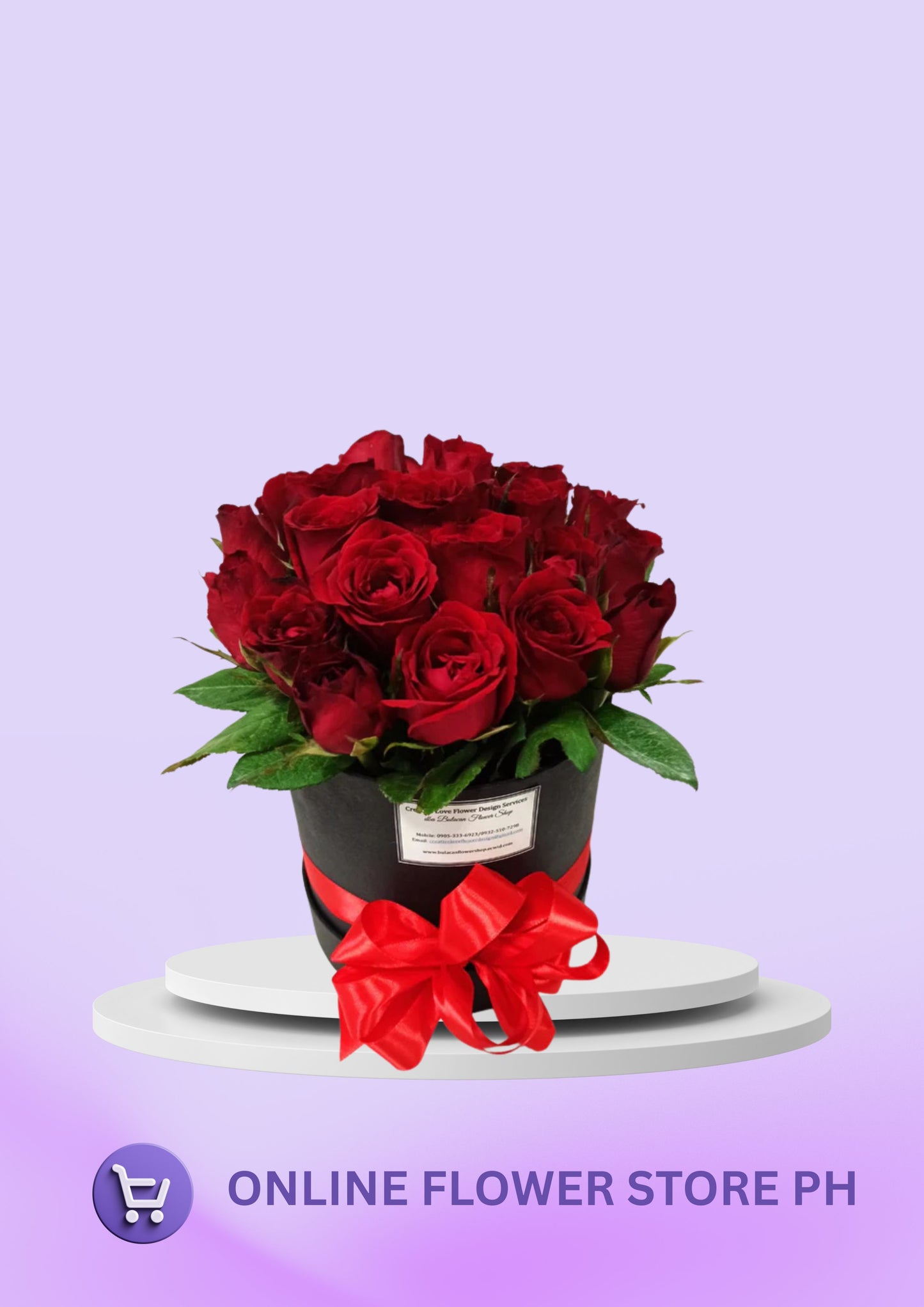 Box of Blooms - Red Glamour