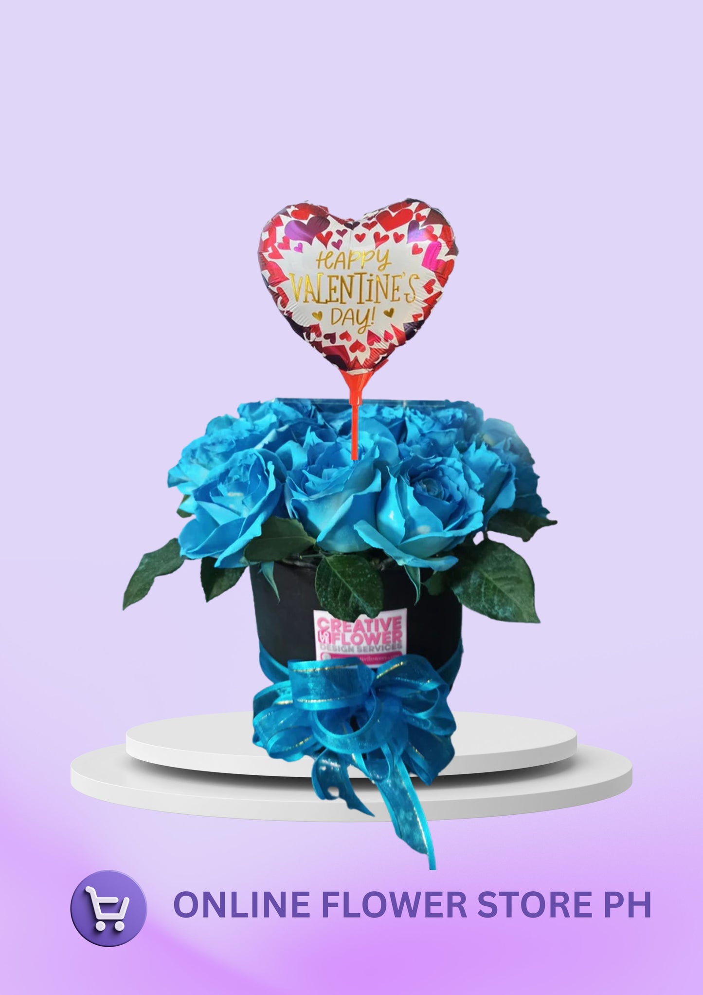 Box of Blooms - Blue glamour