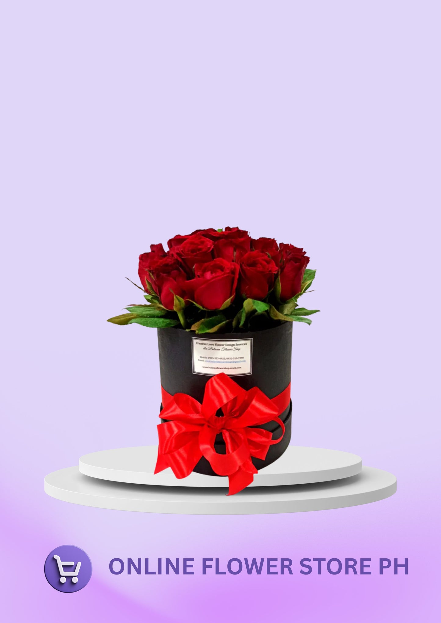 Box of Blooms - Red Glamour