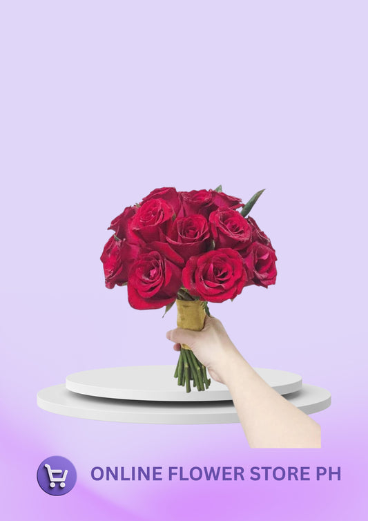 Bridal - Imported Red Ecuadorian - Classic Bouquet